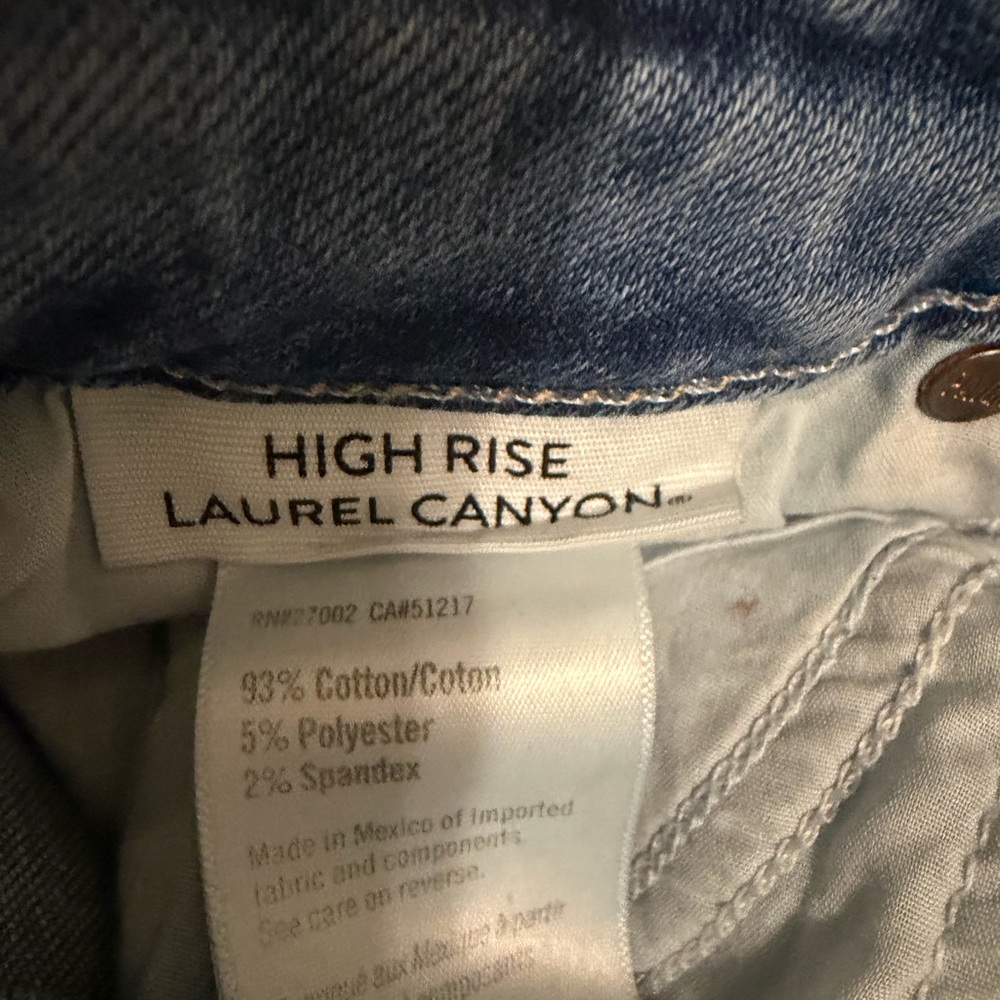 PAIGE Light Blue Flare Jeans - Picture 6 of 6